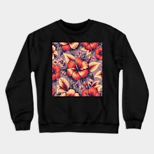 Hibiscus Crewneck Sweatshirt